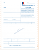 SAMPLE BILL OF LADING