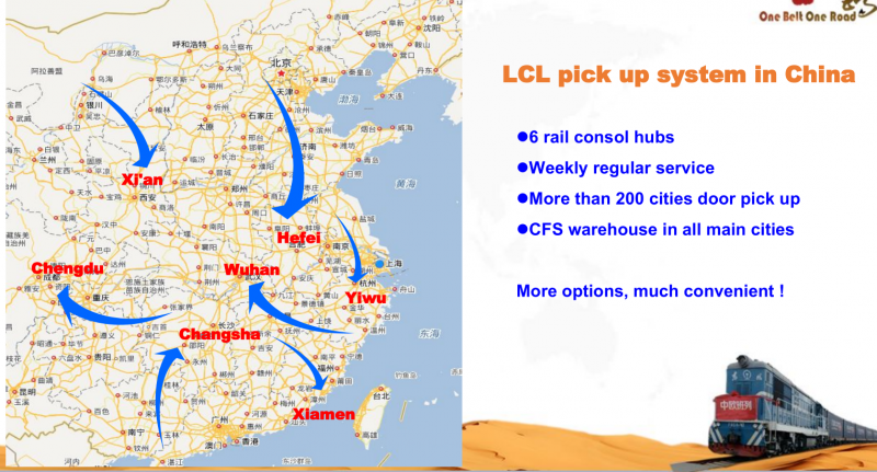 CHINA TO EUROPE RAIL SERVICE 9